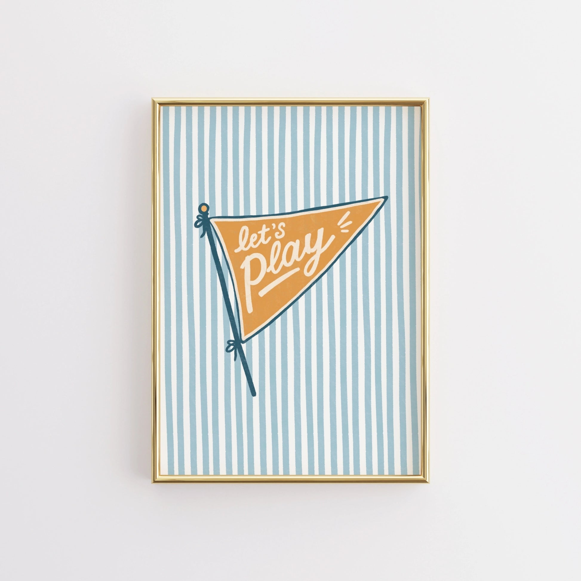 Kids Room Pennant Poster