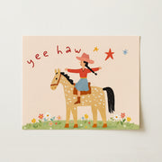 Cowgirl – Nursery & kids wall art