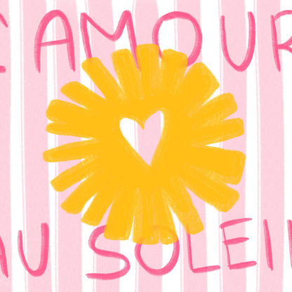 L’Amour au Soleil – French Summer Wall Art