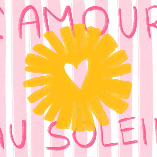 L’Amour au Soleil – French Summer Wall Art
