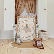 Fly Me to the Moon Elephant – Nursery & Kids Wall Art
