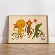 Animal Friends Bike Ride – Poster per bambini