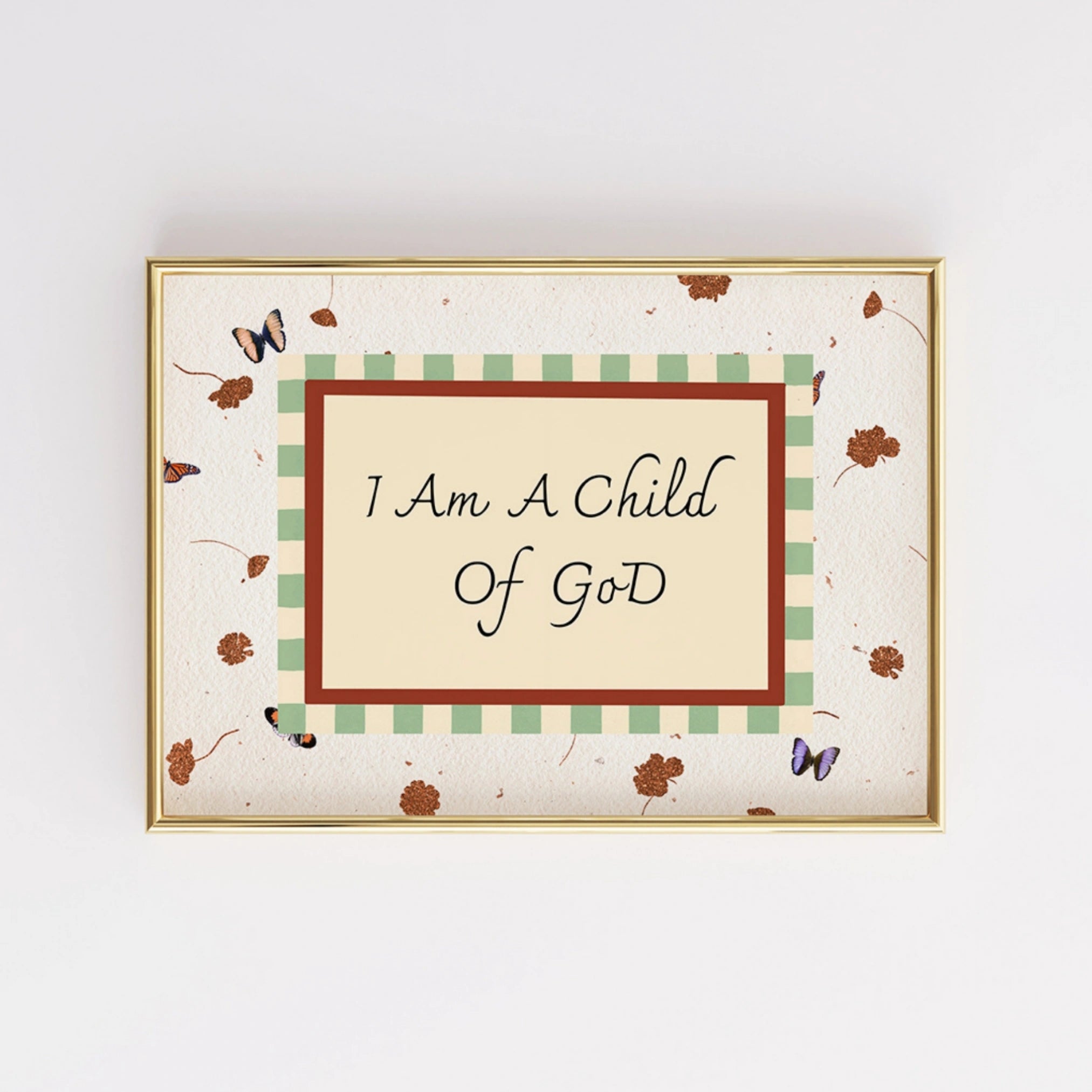 I Am a Child of God Nursery Wall Art