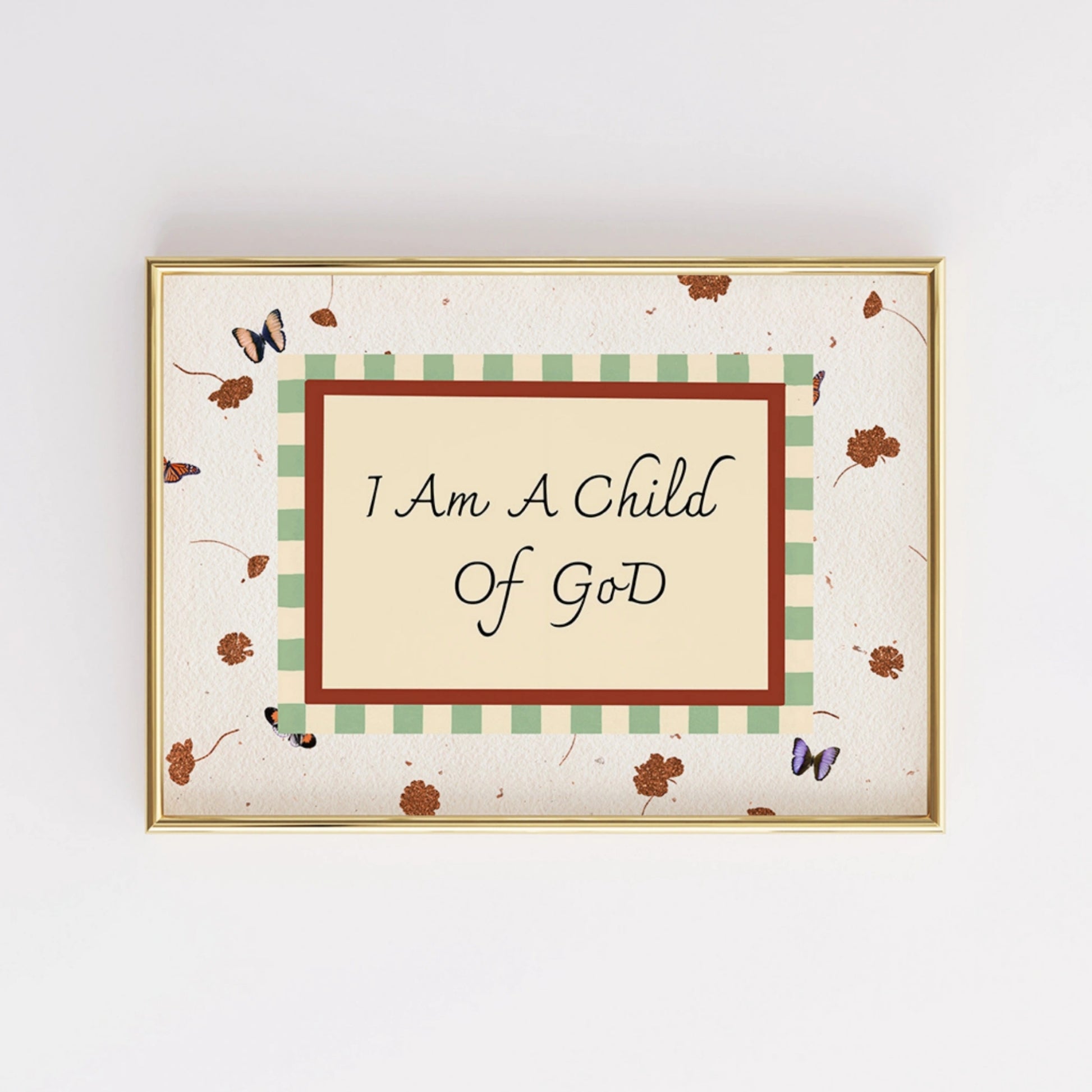 I Am a Child of God Nursery Wall Art