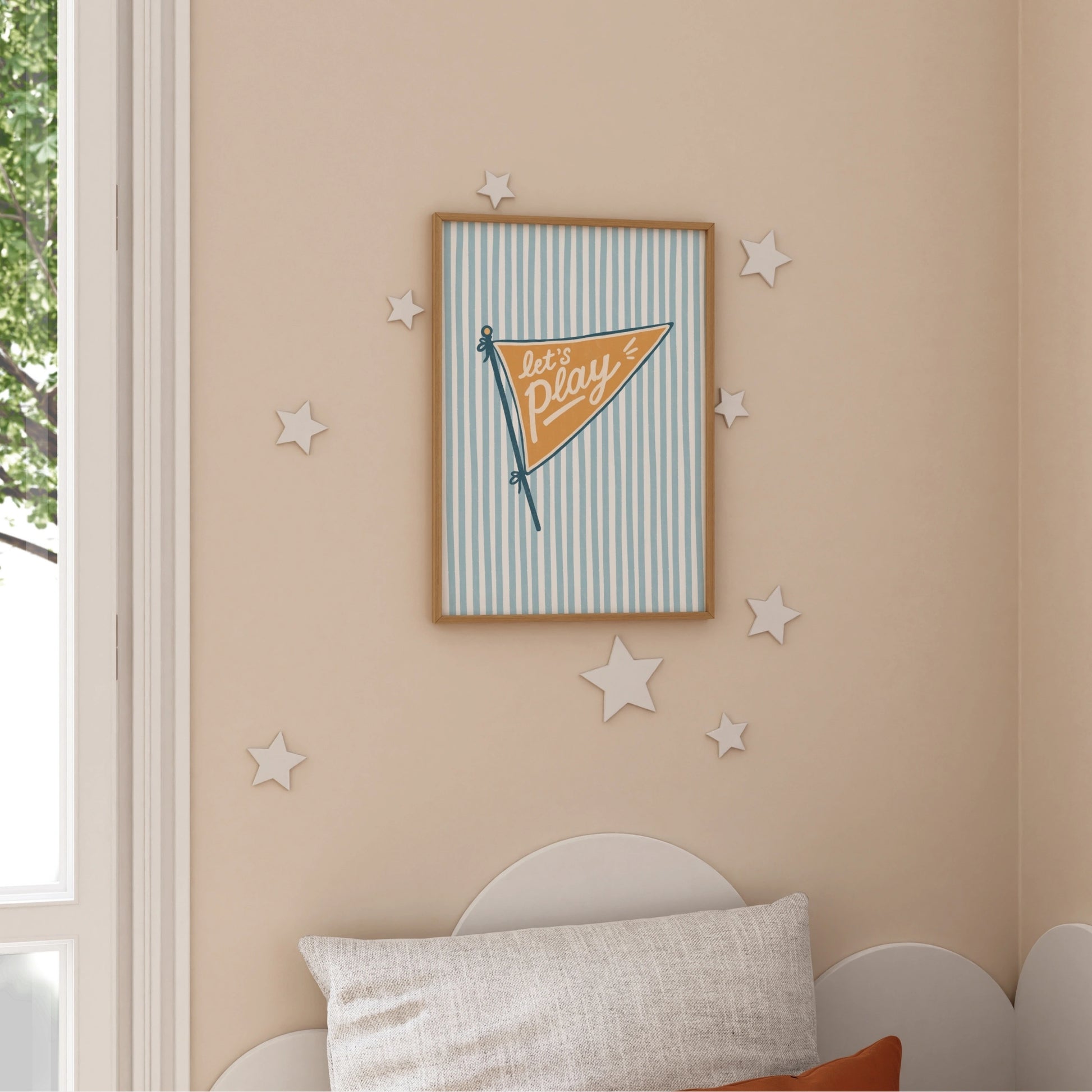 Kids Room Pennant Poster