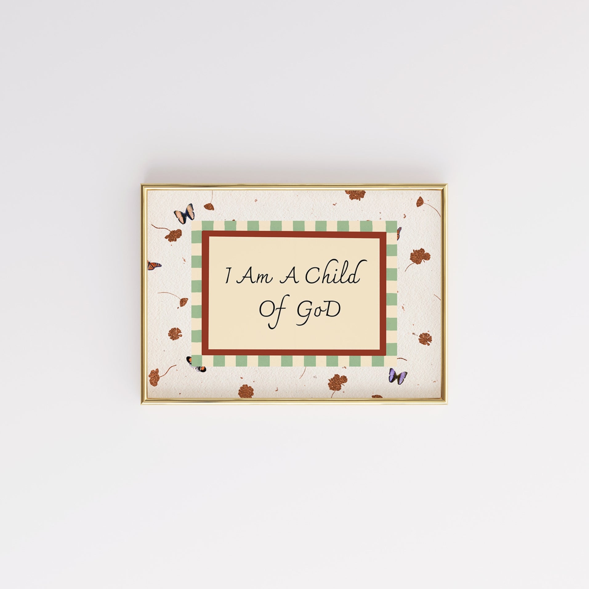 I Am a Child of God Nursery Wall Art