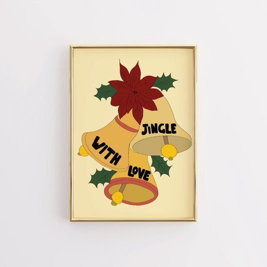 Jingle With Love – Christmas Bell Wall Art