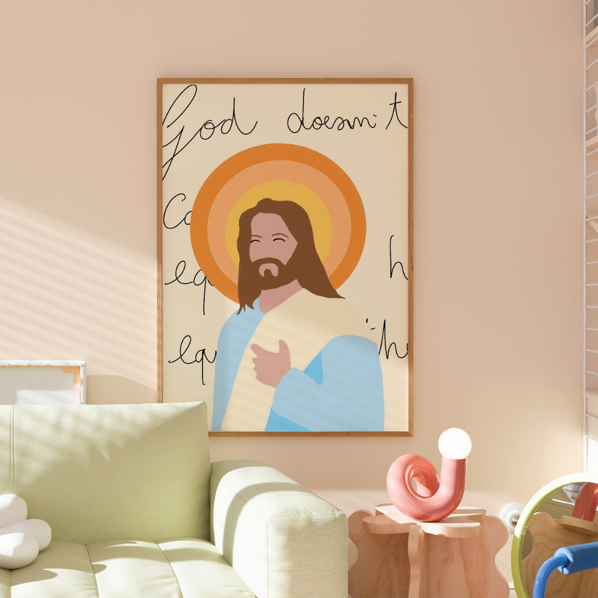 God Calls You – Fun & Trendy Jesus Wall Art