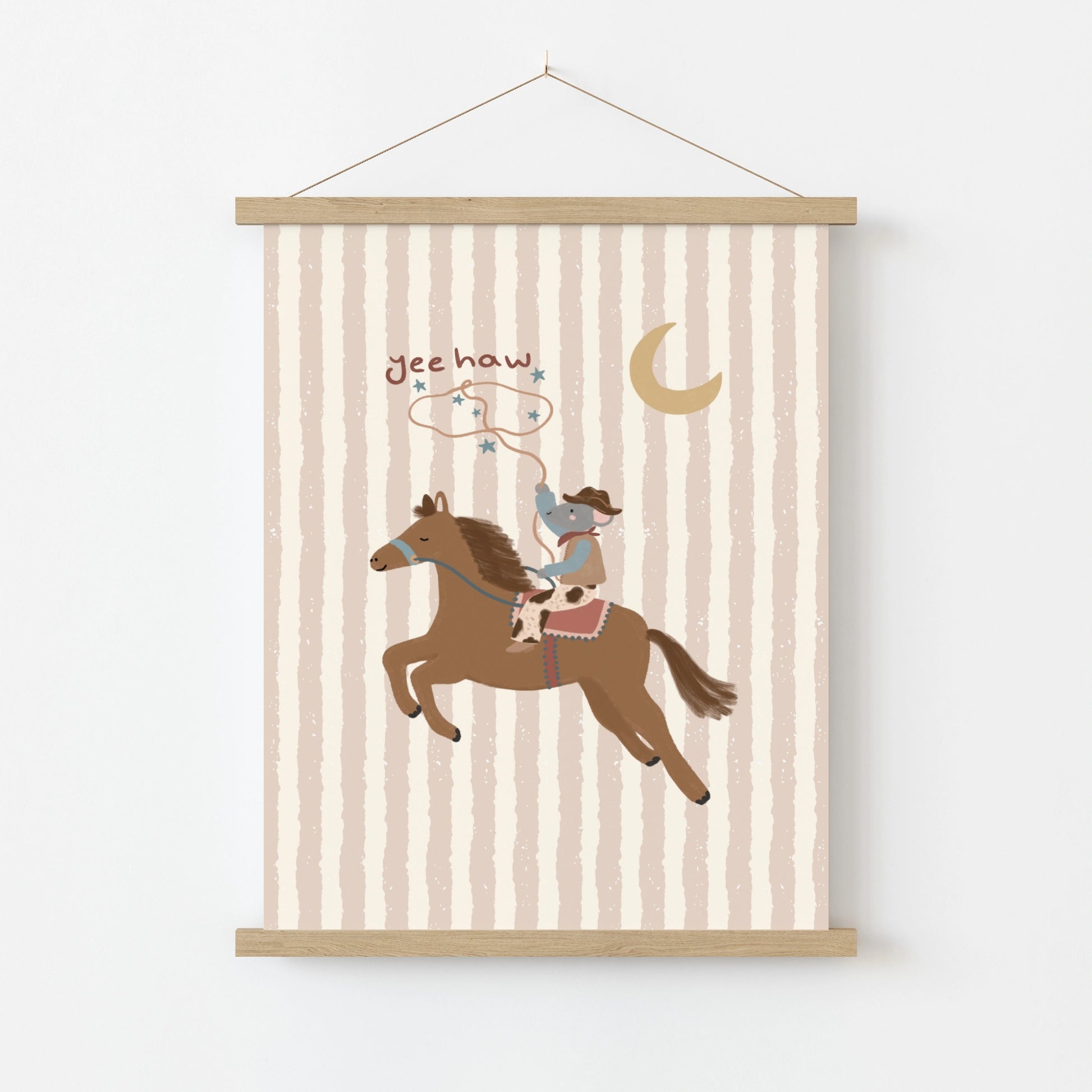 Yee Haw Cowboy Poster