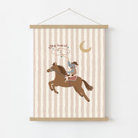 Yee Haw Cowboy Poster