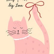 Pink Kitty – Nursery & kids wall art