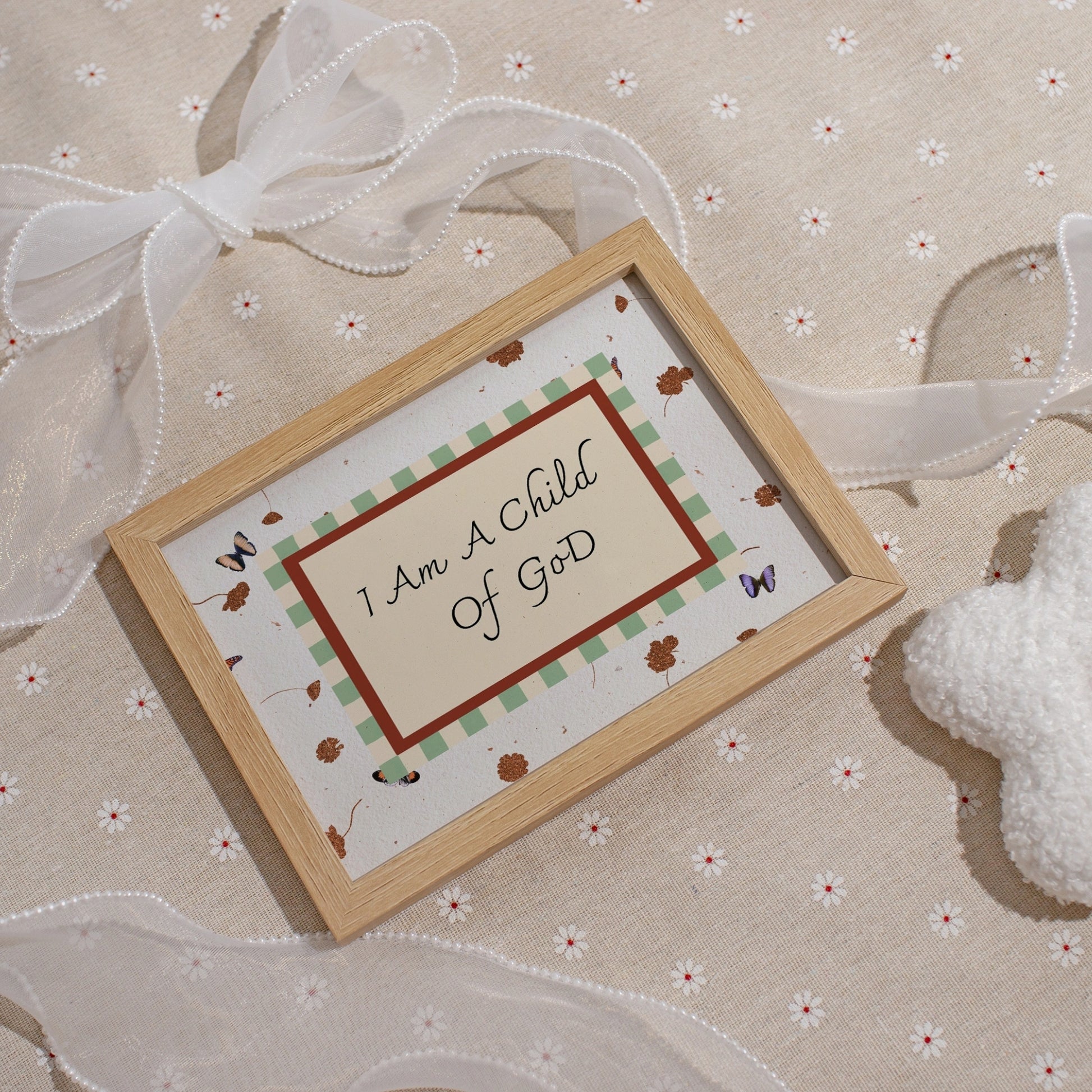 I Am a Child of God Nursery Wall Art