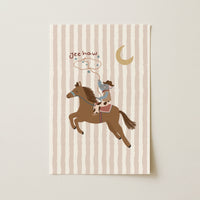 Yee Haw Cowboy Poster