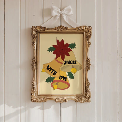 Jingle With Love – Christmas Bell Wall Art