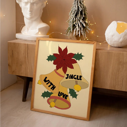 Jingle With Love – Christmas Bell Wall Art