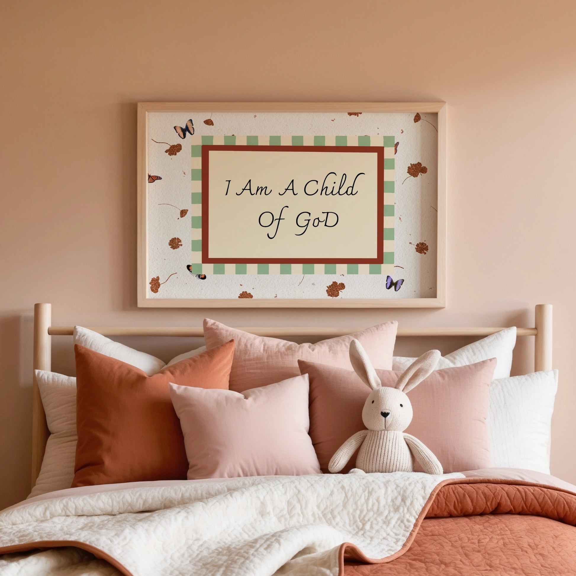 I Am a Child of God Nursery Wall Art