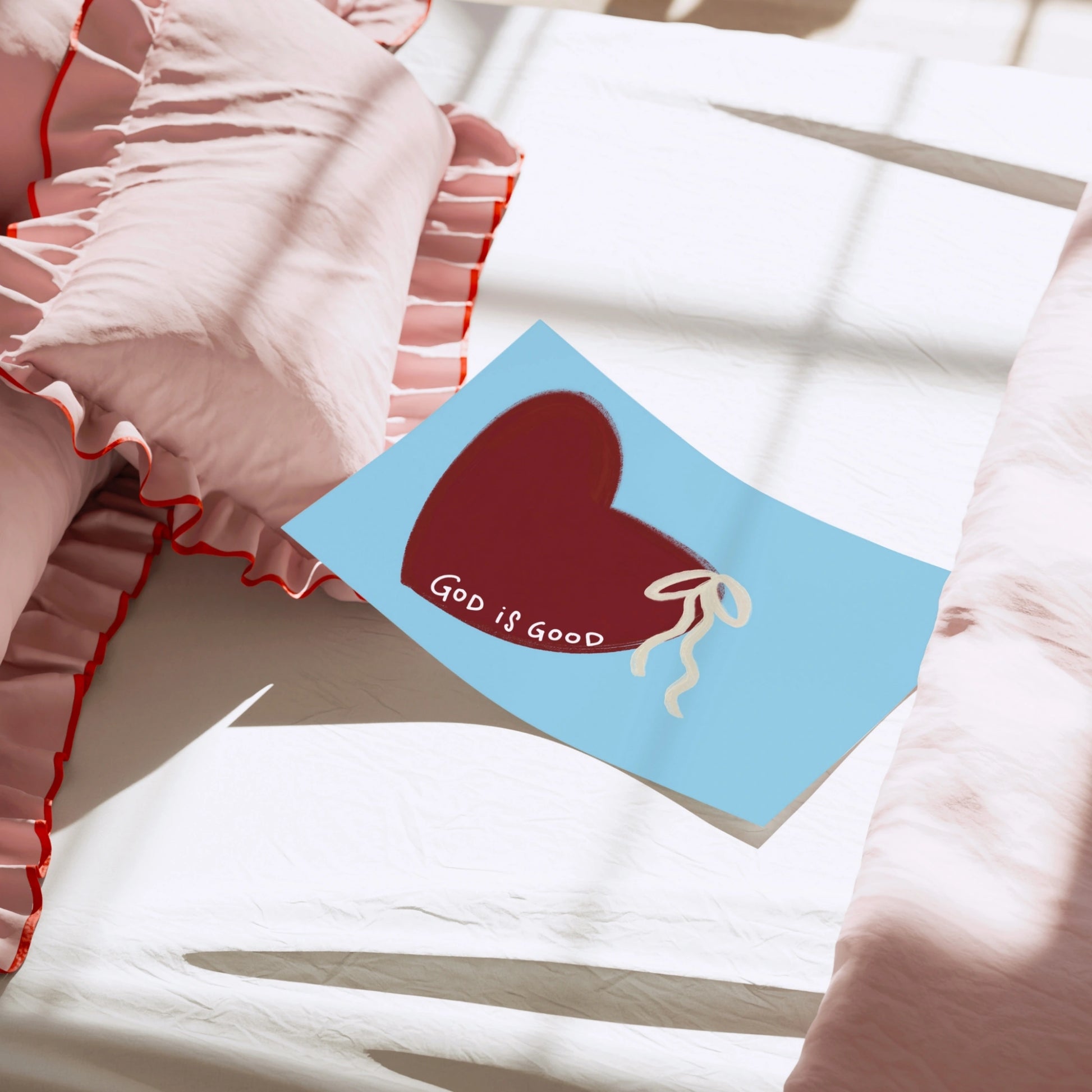 Dieu est bon - Art mural chrétien