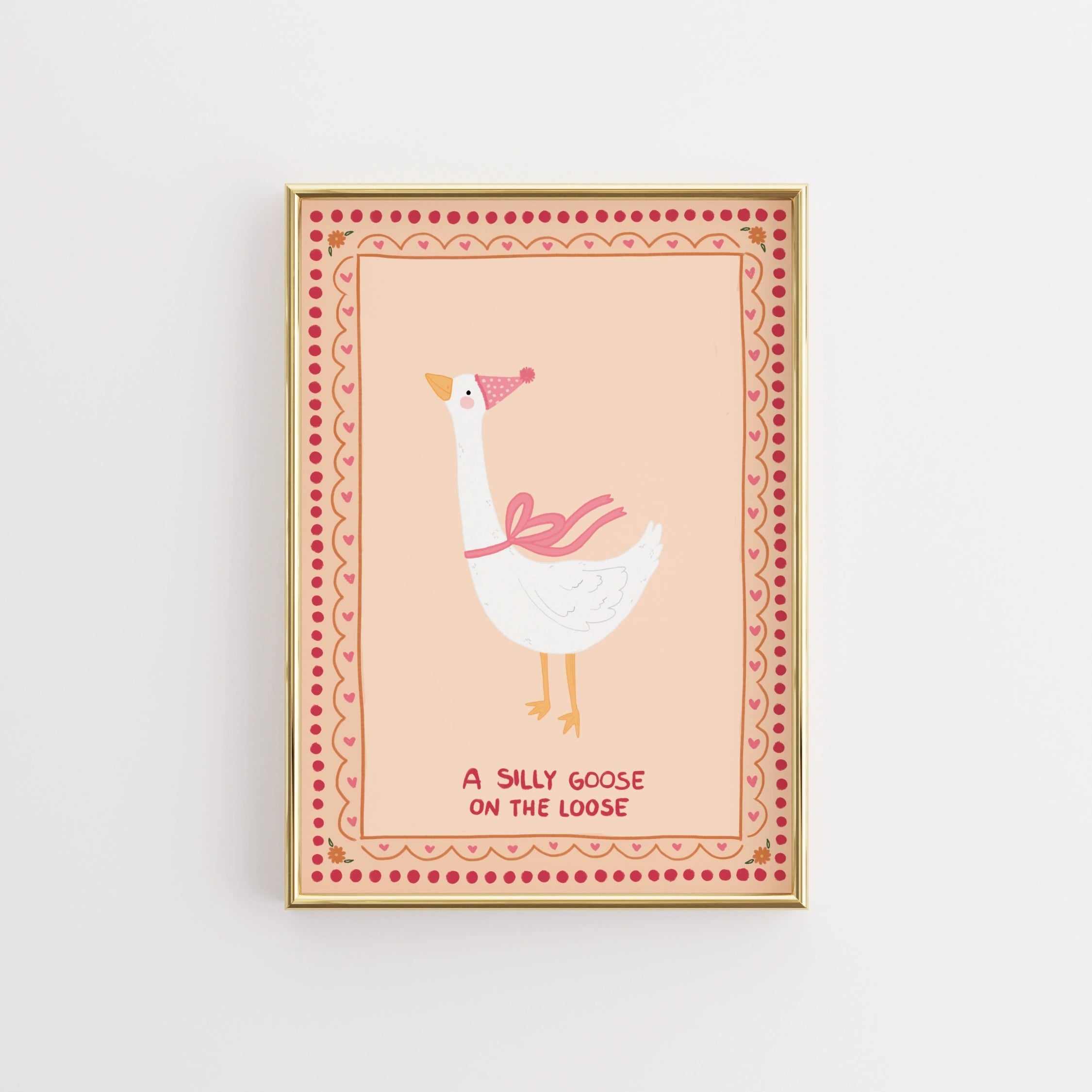 Impression de chambre d'enfant Silly Goose