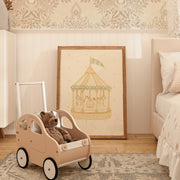 Vintage Carousel – Nursery & kids wall art