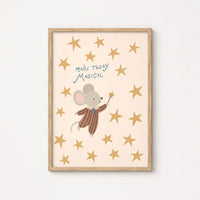 Make Today Magical Mouse – Nursery & Kids Wall Art