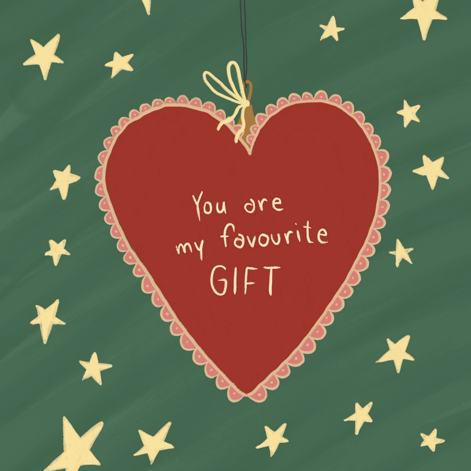 Heart Ornament Print