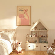 Pink Kitty – Nursery & kids wall art
