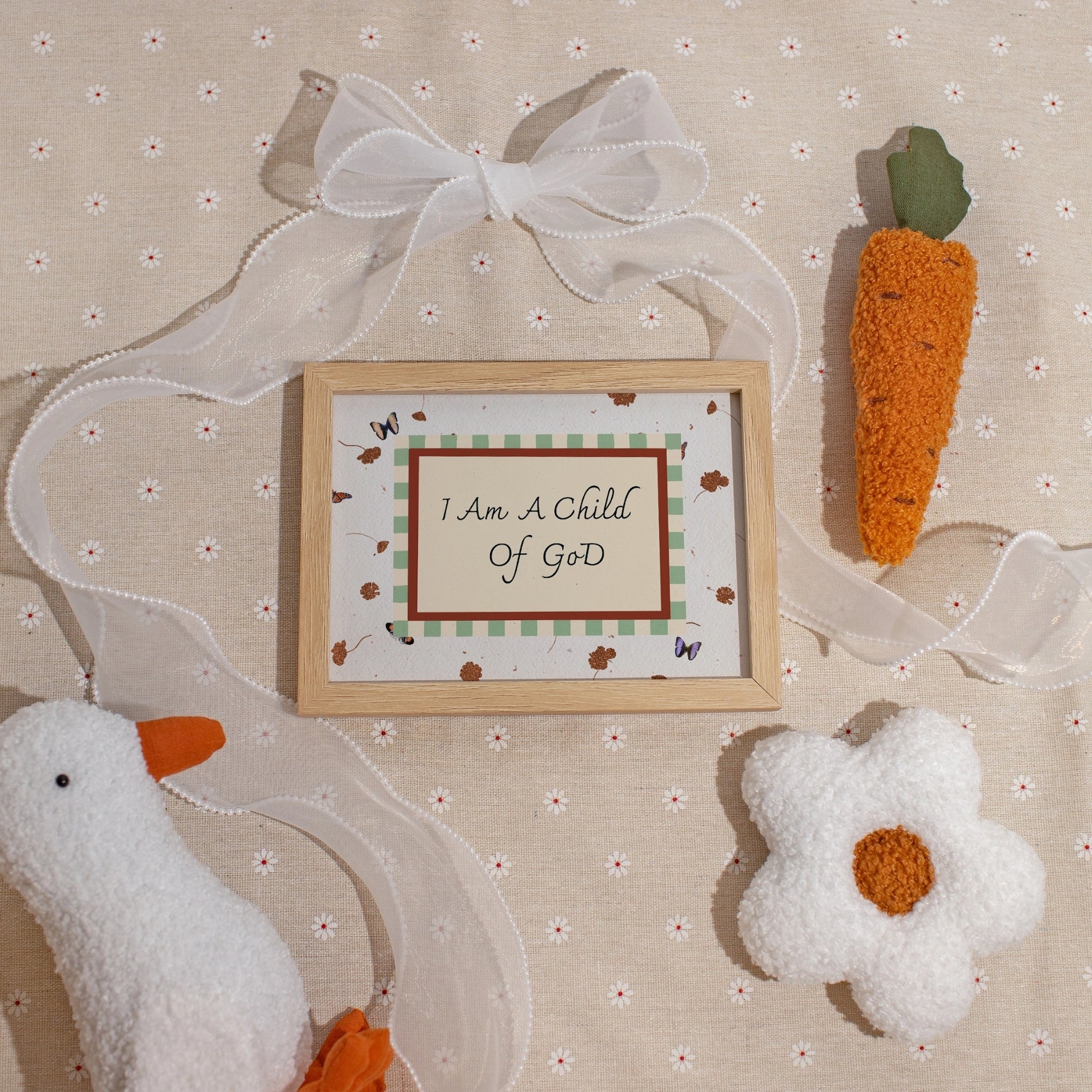 I Am a Child of God Nursery Wall Art