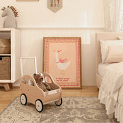 Pink Silly Goose – Nursery & Kids Wall Art