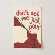 Cute Wine – Kitchen Wall Art