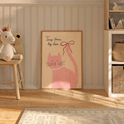 Pink Kitty – Nursery & kids wall art