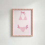 Pink Bikini - Poster costiero