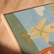 Elephant Duck and Mouse – Décoration murale sur toile pour chambre de bébé et enfants