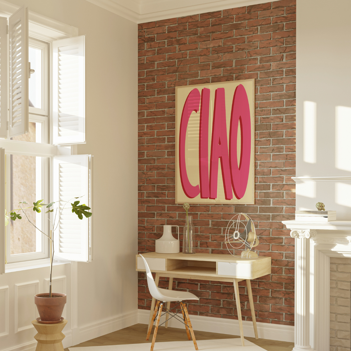 Ciao Wall Art – Bold Italian Poster