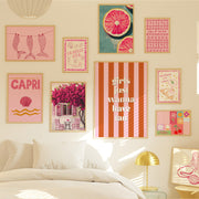 Pink Coastal Wall Art Bundle – 130+ Printable Designs