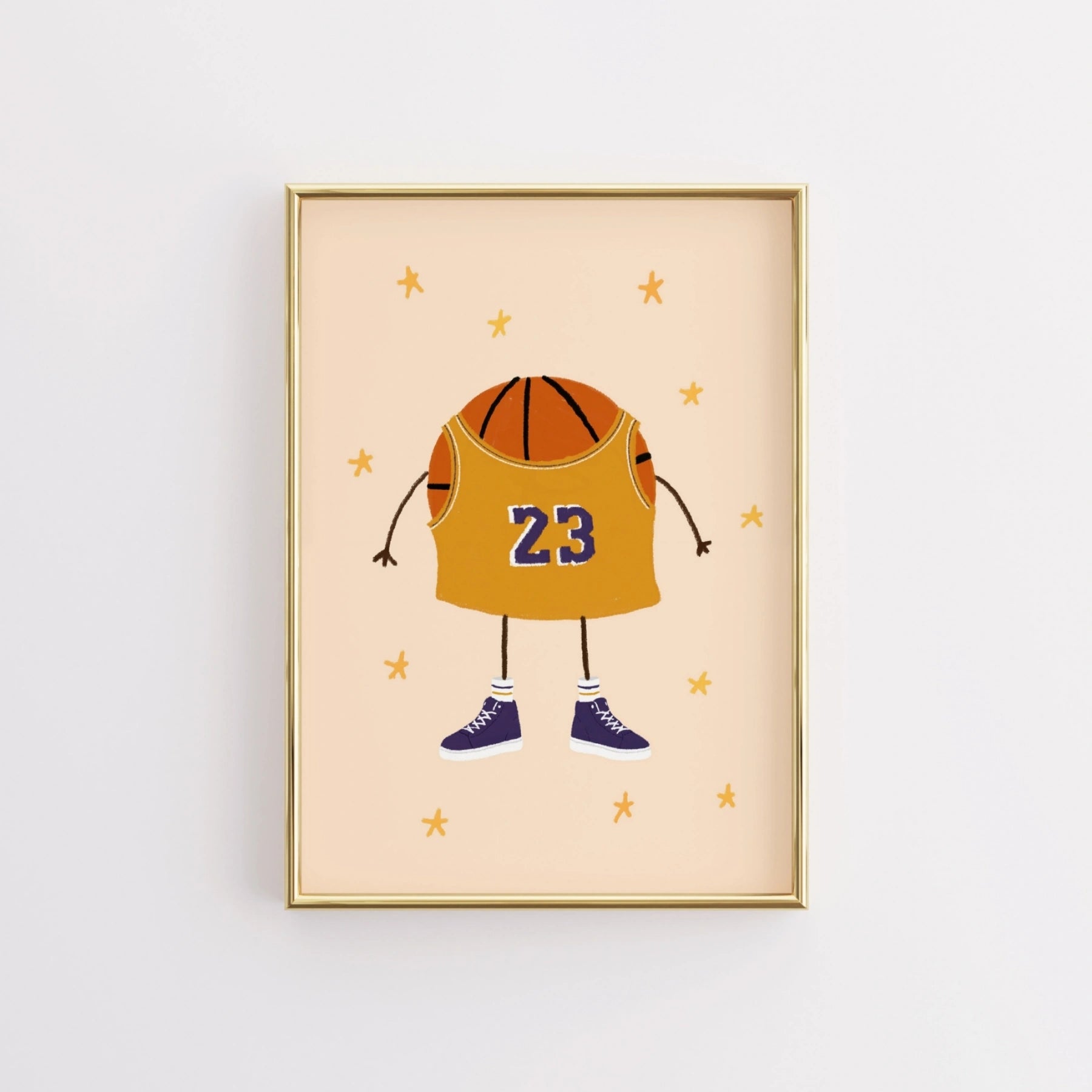 Basketball Nursery Wall Art