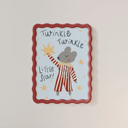 Twinkle Little Star Mouse – Art mural pour chambre de bébé et enfants