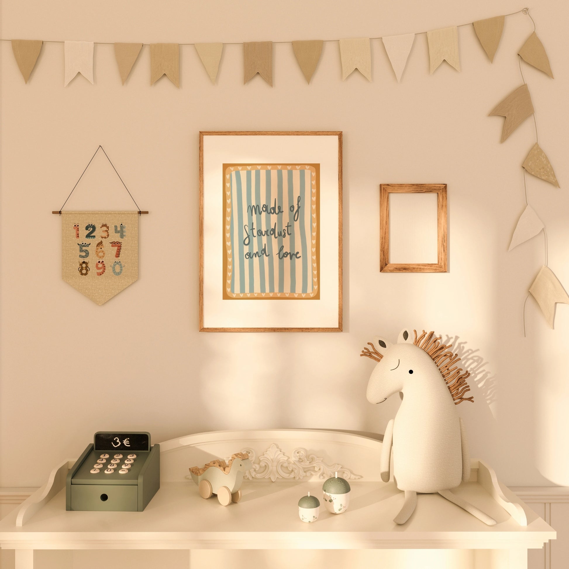 Impression pour chambre d'enfant : chiot et chaton – Décoration murale animalière mignonne pour enfants