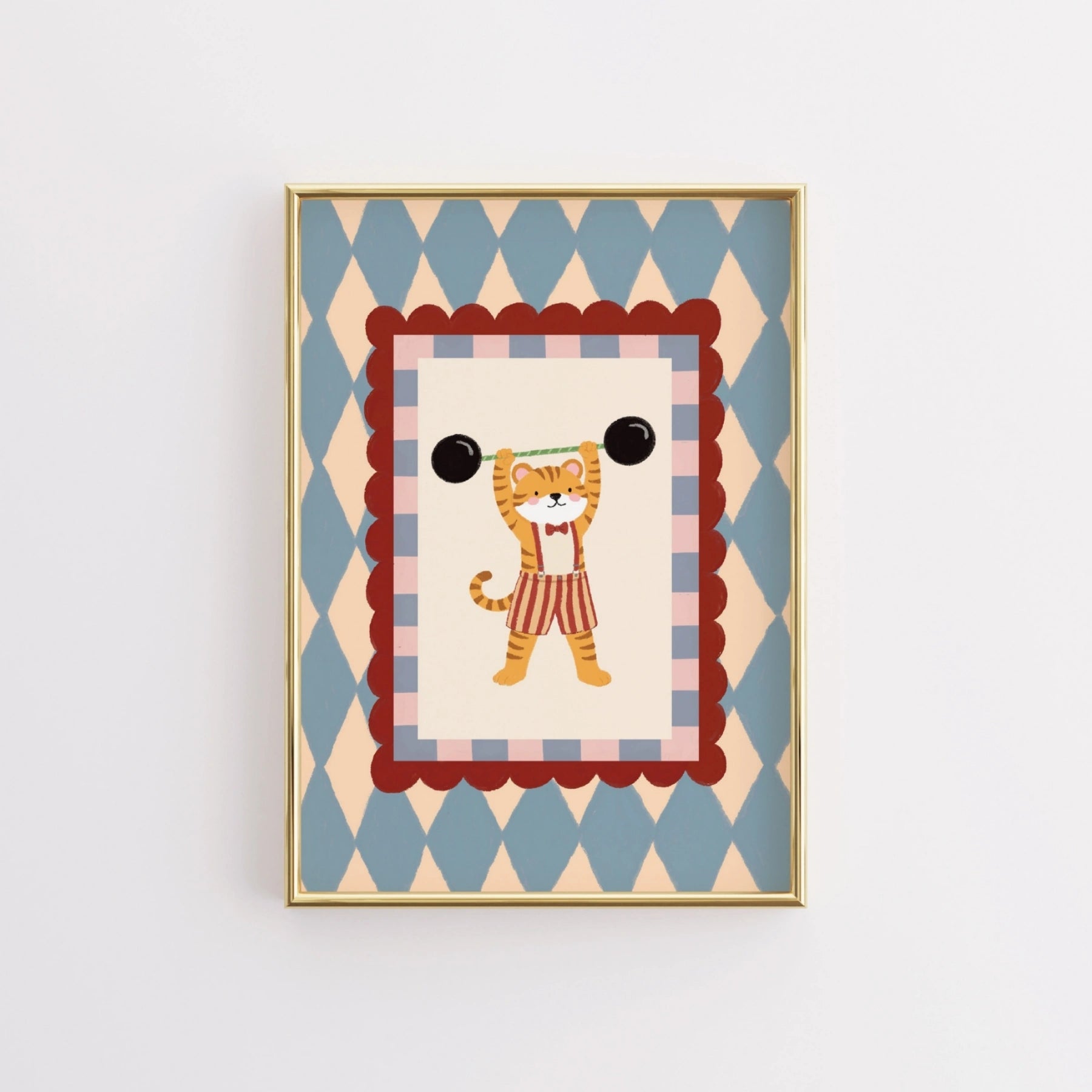 Decorazione stile circo vintage