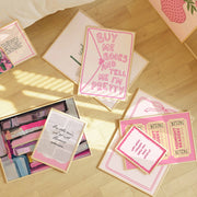 Pink Bookish Wall Art Bundle – 100+ Printable Designs