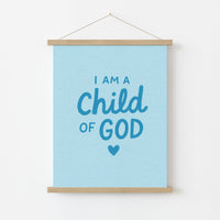 I Am a Child of God Wall Art – Bible Verse Wall Decor