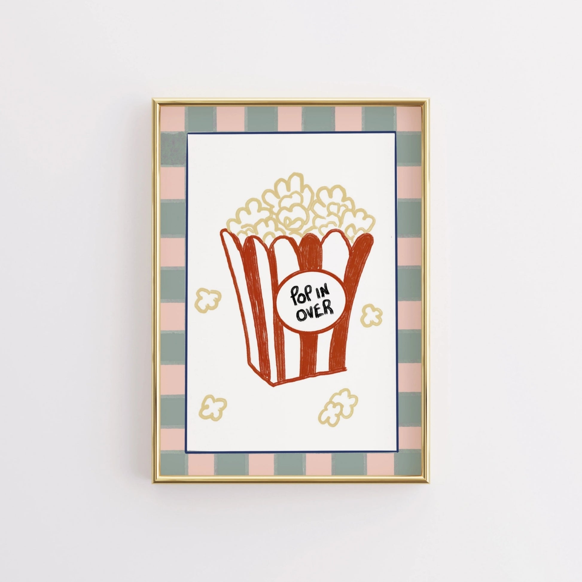 Decorazione murale per la tavola da pranzo italiana – Stampa di pasta, vino e cucina