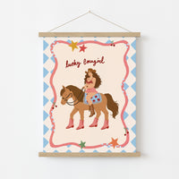 Lucky Cowgirl Wall Art