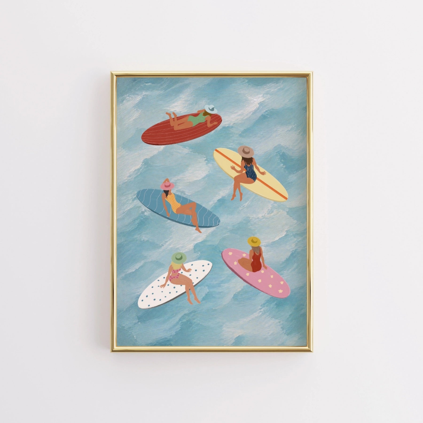 Surf Girls Wall Art