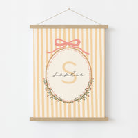 Personalized Nursery Name - Affiche personnalisée
