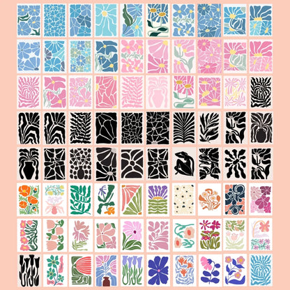 Abstract Flower, over 280 prints