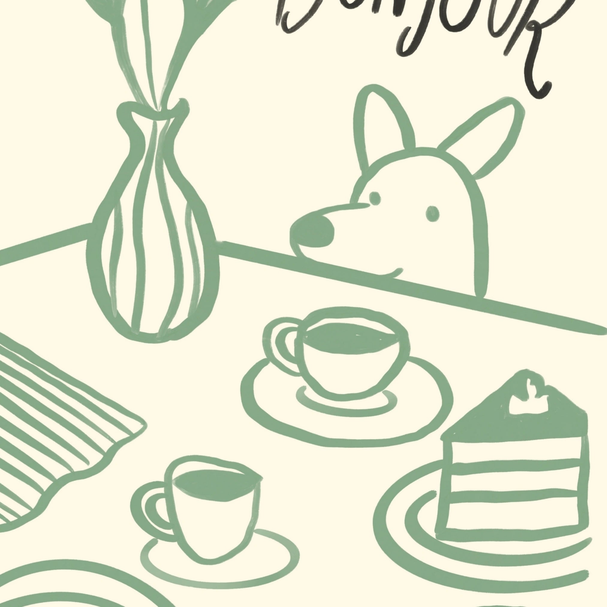 Decorazione murale per la tavola da pranzo italiana – Stampa di pasta, vino e cucina