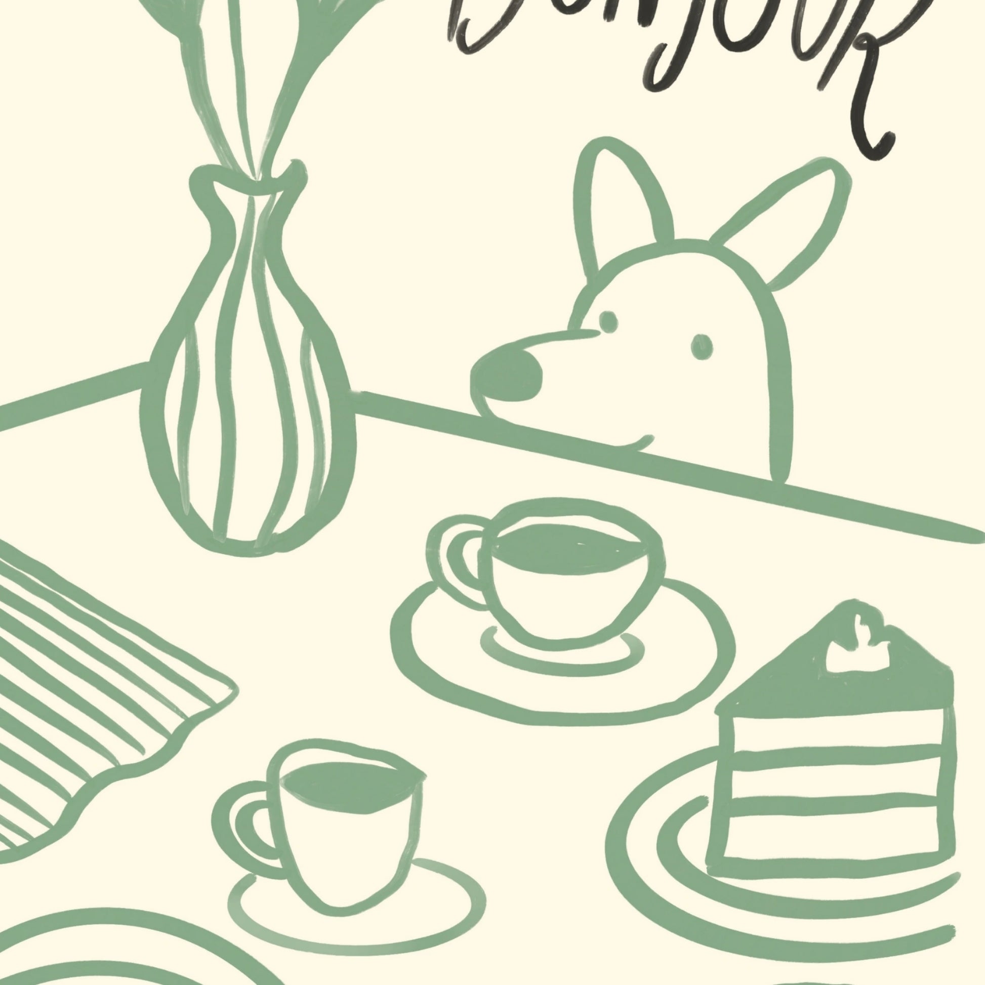 Decorazione murale per la tavola da pranzo italiana – Stampa di pasta, vino e cucina