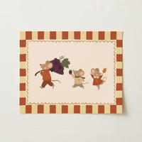 Three Little Harvest Mice – Poster per bambini