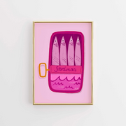 Pink and Purple Sardinas – Kitchen Wall Art