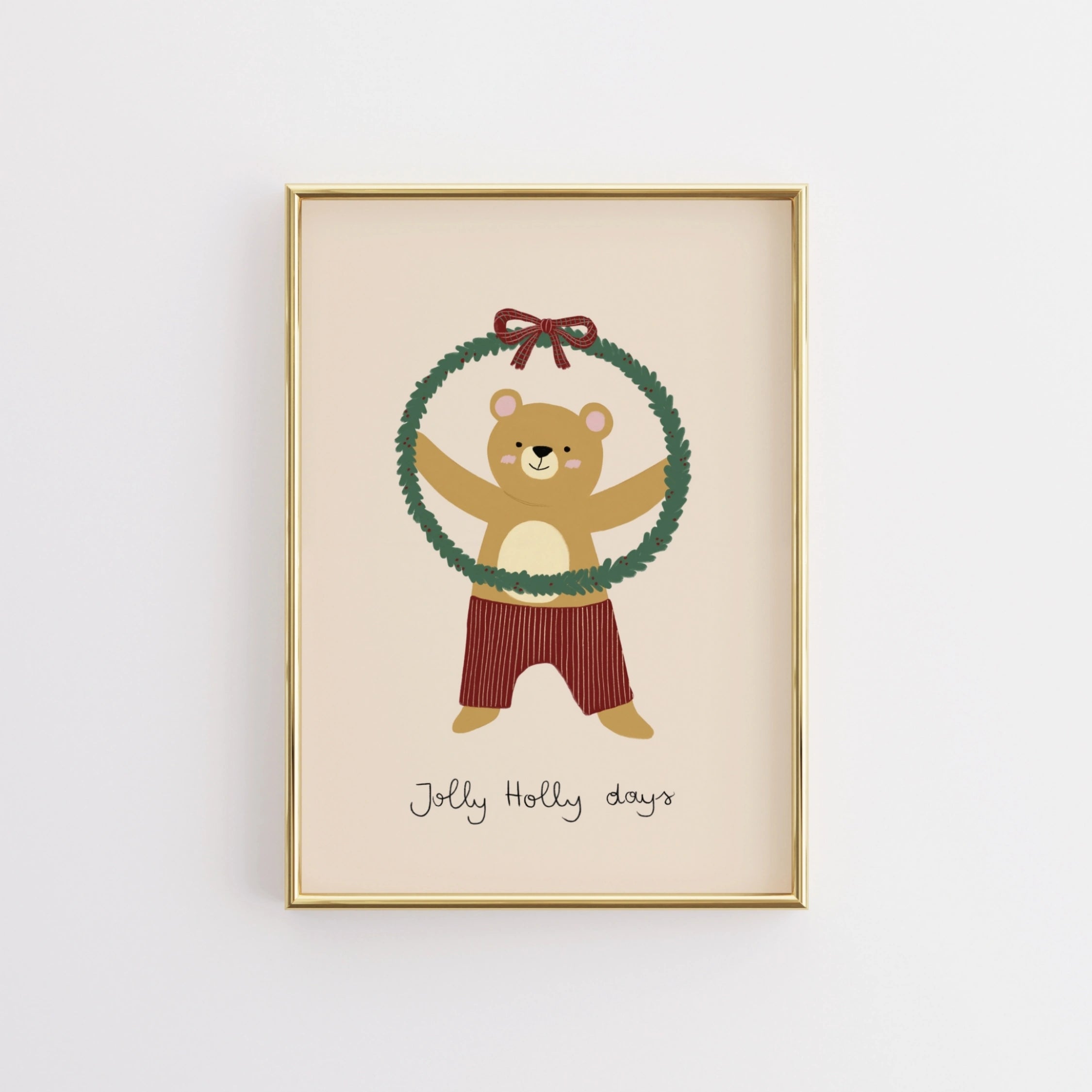 Cute Holiday Nursery Wall Art